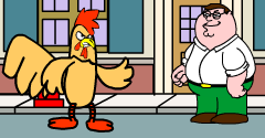 Family Guy - Peter Vs. Giant Chicken