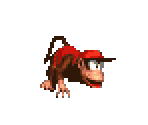 Diddy Kong (Donkey Kong SNES-Style, Expanded)