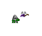 Rock Turtle & Dragonfly (Ghosts'n Goblins-Style)