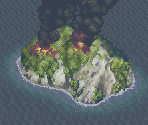 The Island Burns Cut Scene