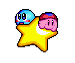 Ball Kirby and Bubbles (Kirby Super Star-Style)
