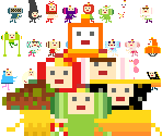 Full-Color Cousins & Post-MMK Cousins (MMK Ending Minigame-Style)