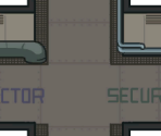 The Skeld: Reactor, Security, Engines Hallway Cross