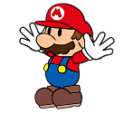 Mario (Paper Mario-Style, V2)