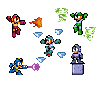Mega Man 9 Weapons (Wily Wars-Style)