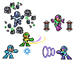 Mega Man 7 Weapons (Wily Wars-Style)