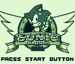 Sonic 1 Title Screen (Game Boy-Style)
