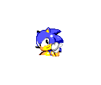 Sonic 2 Title Screen Sonic (Master System-Style)