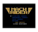 Mach Rider (Manual)