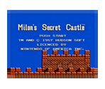 Milon's Secret Castle (Manual)