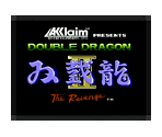 Double Dragon II: The Revenge (Manual)