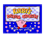 Kirby's Dream Course (Manual)