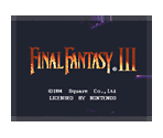 Final Fantasy III (Manual)