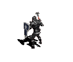 Warrior in Heavy Armor with Mace & Shield