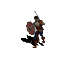 Warrior in Light Armor with Sword & Shield