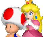 Toad and Peach