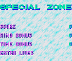 Special Stage Score Screen