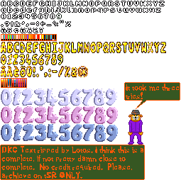 Donkey Kong Country - Text