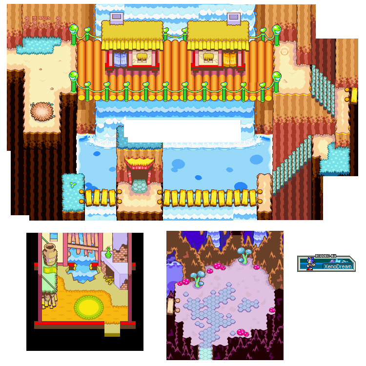 Mario & Luigi: Superstar Saga - Hoohoo Village (Exterior)