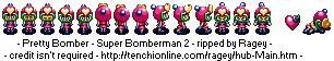 Super Bomberman 2 - Pretty Bomber
