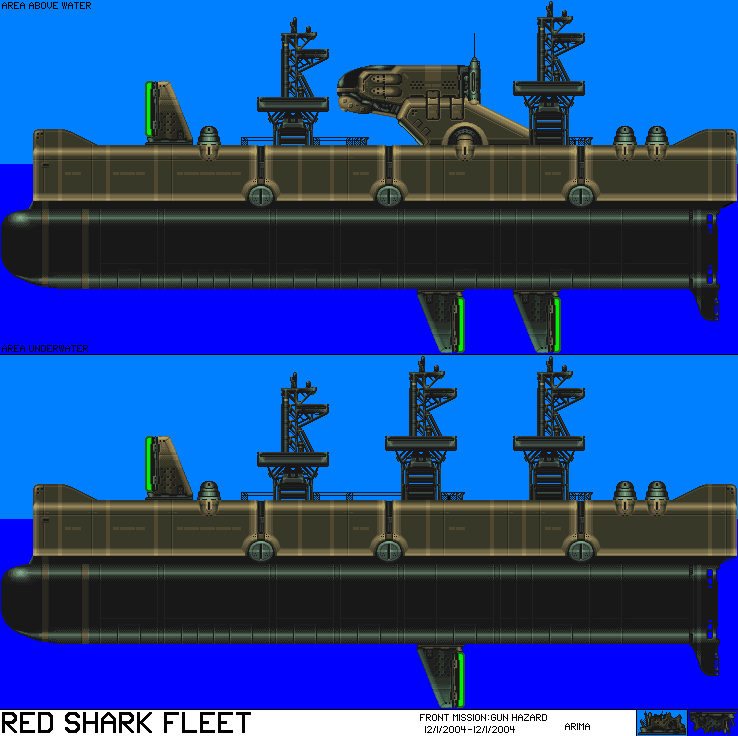 Front Mission: Gun Hazard (JPN) - Red Shark Fleet 2