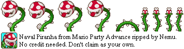 Mario Party Advance - Naval Piranha