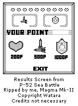 P52 Sea Battle - Results Screen