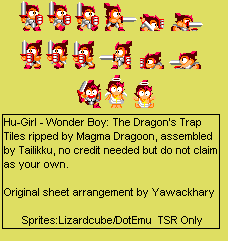 Wonder Boy: The Dragon's Trap - Wonder Girl (Retro)