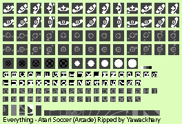 Atari Soccer - General Sprites