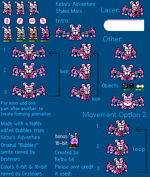 Kirby Customs - Marx (Kirby's Adventure-Style)