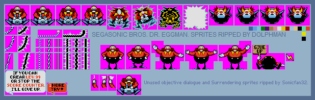 SegaSonic Bros. (Prototype) - Dr. Eggman / Robotnik