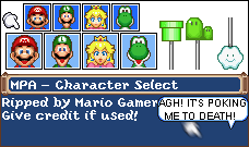 Mario Party Advance - Character Select