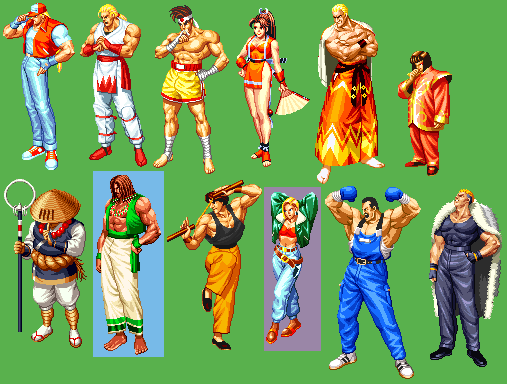 Fatal Fury 3: Road to the Final Victory - Portraits