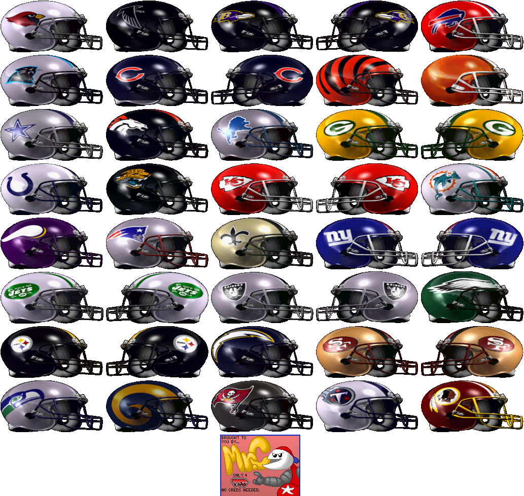 NFL Blitz: Special Edition - Football Helmets