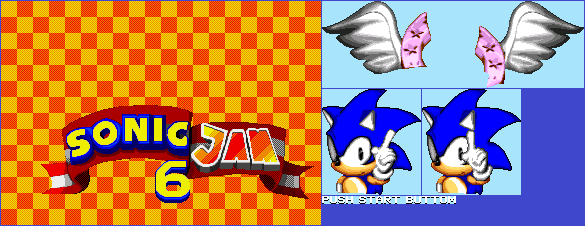 Sonic Jam 6 (Bootleg) - Title Screen
