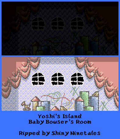 Super Mario World 2: Yoshi's Island - Stage 6-8 (Baby Bowser's Room)