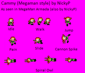 Cammy (Mega Man-Style)