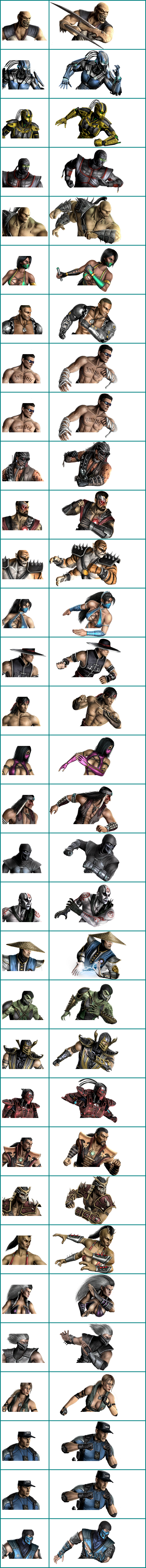 Mortal Kombat (2011) - Ladder Character Icons