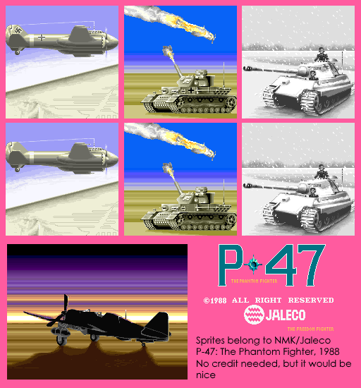 P-47: The Phantom Fighter - Screens