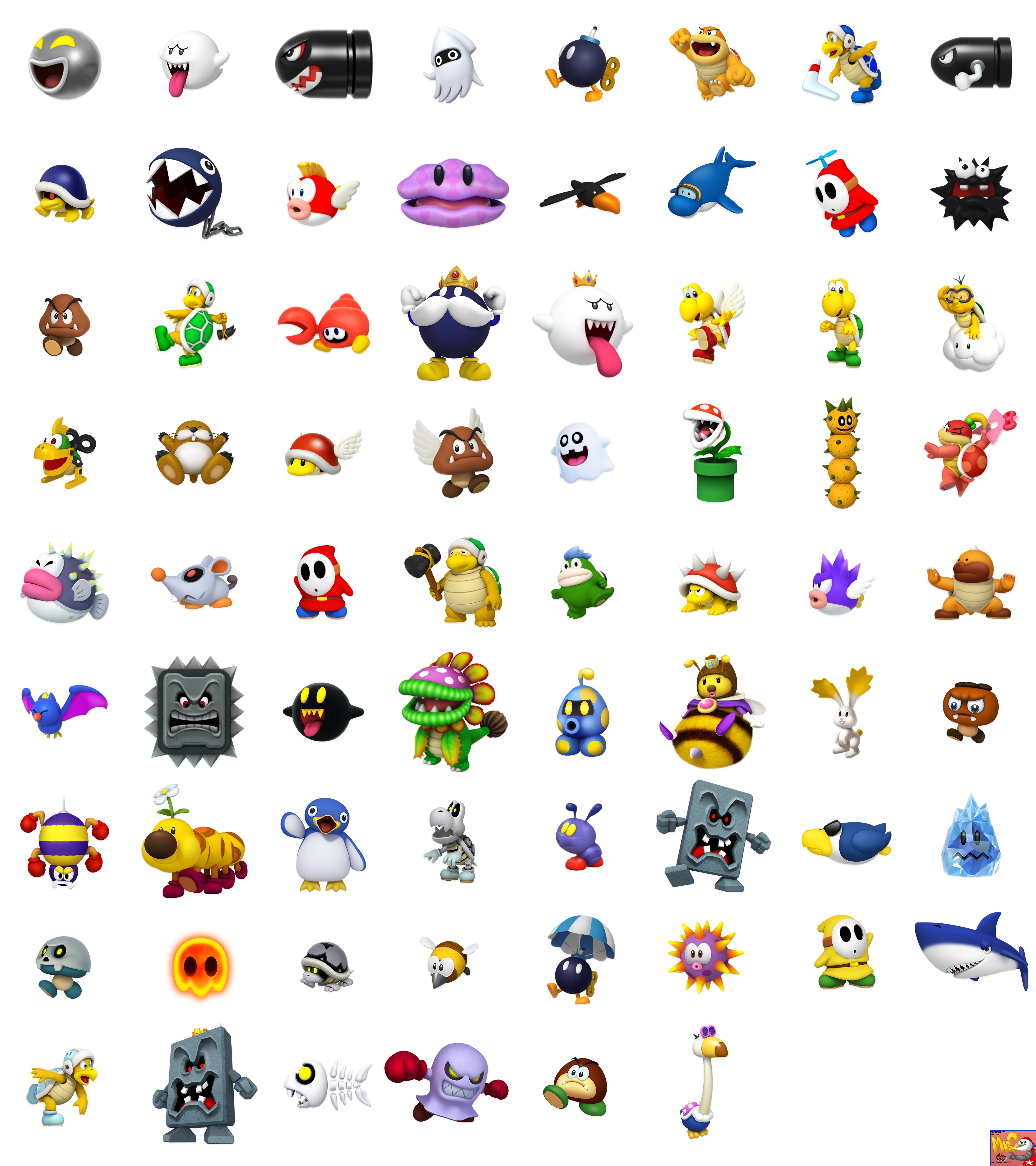 Dr. Mario World - Assistants (Large)
