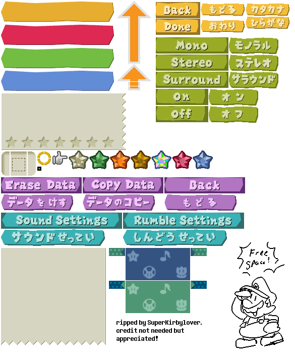 Paper Mario: The Thousand-Year Door - File Select and Naming Screen