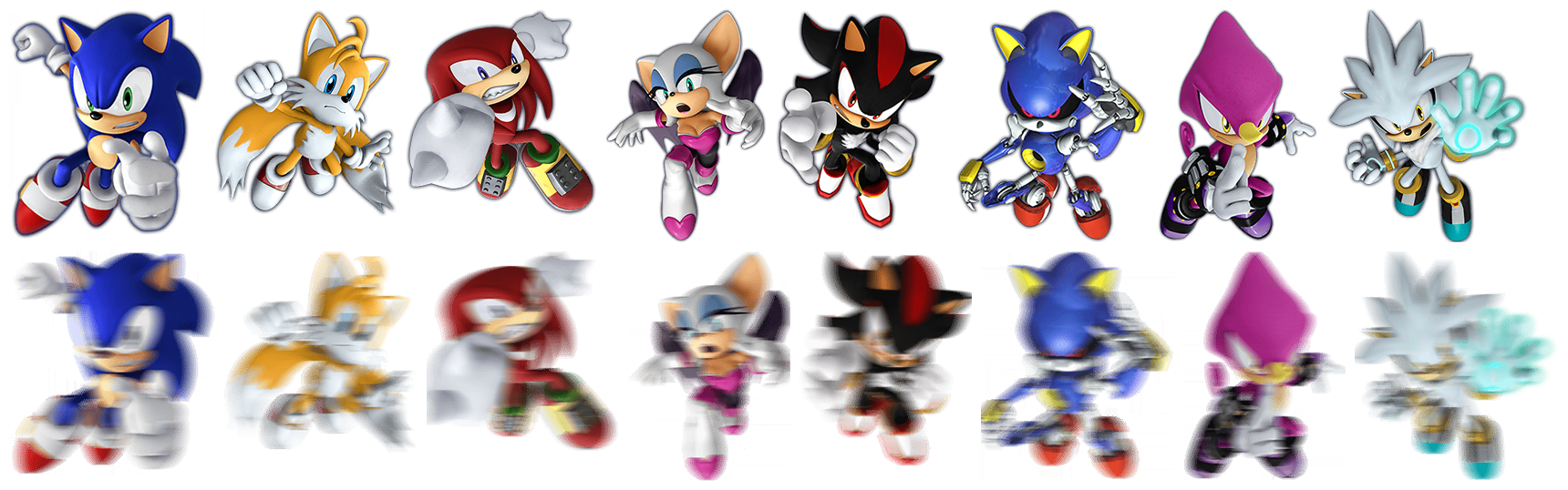 Sonic Rivals 2 - Large Renders