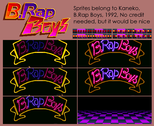 B. Rap Boys - Title Screen