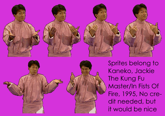Jackie Chan: The Kung Fu Master / In Fists Of Fire - Continue & Game Over Screen