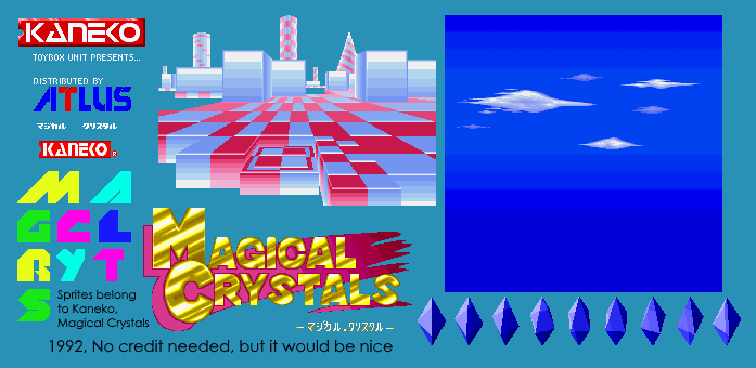 Magical Crystals - Title Screen