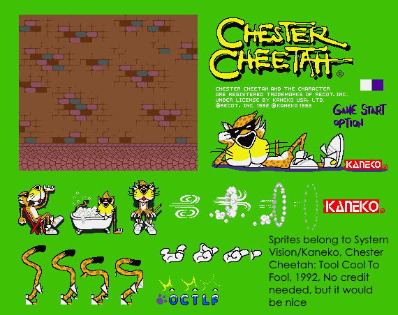 Chester Cheetah: Too Cool to Fool (USA) - Title Screen