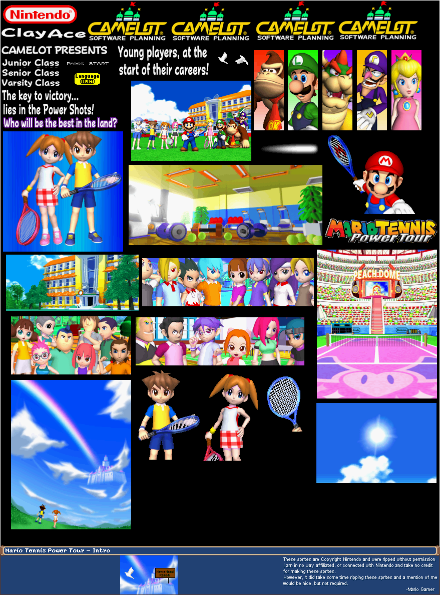 Mario Tennis: Power Tour - Introduction