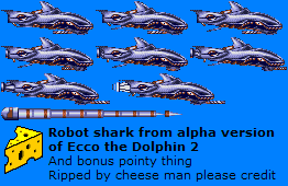 Ecco: The Tides of Time - Robot Shark
