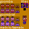 Goomba & Goombrat (Super Mario Bros. 2 NES-Style)