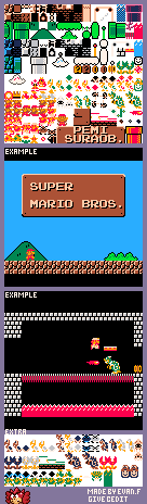 Mario Customs - Super Mario Bros. 1 NES (PICO-8-Style)